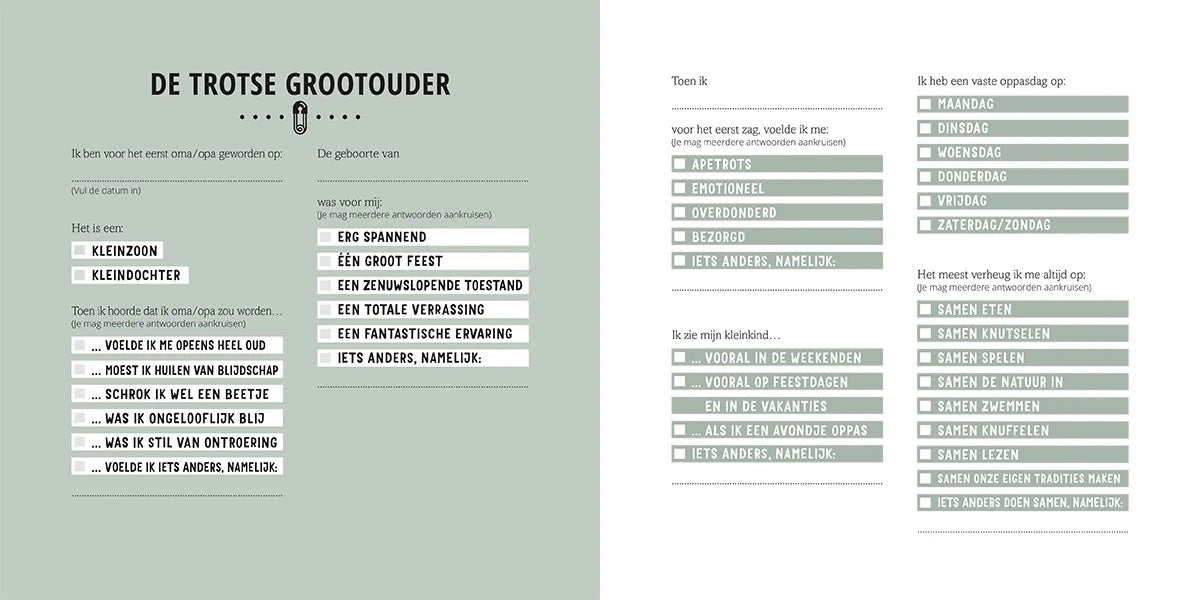 Boek voor kleinkind