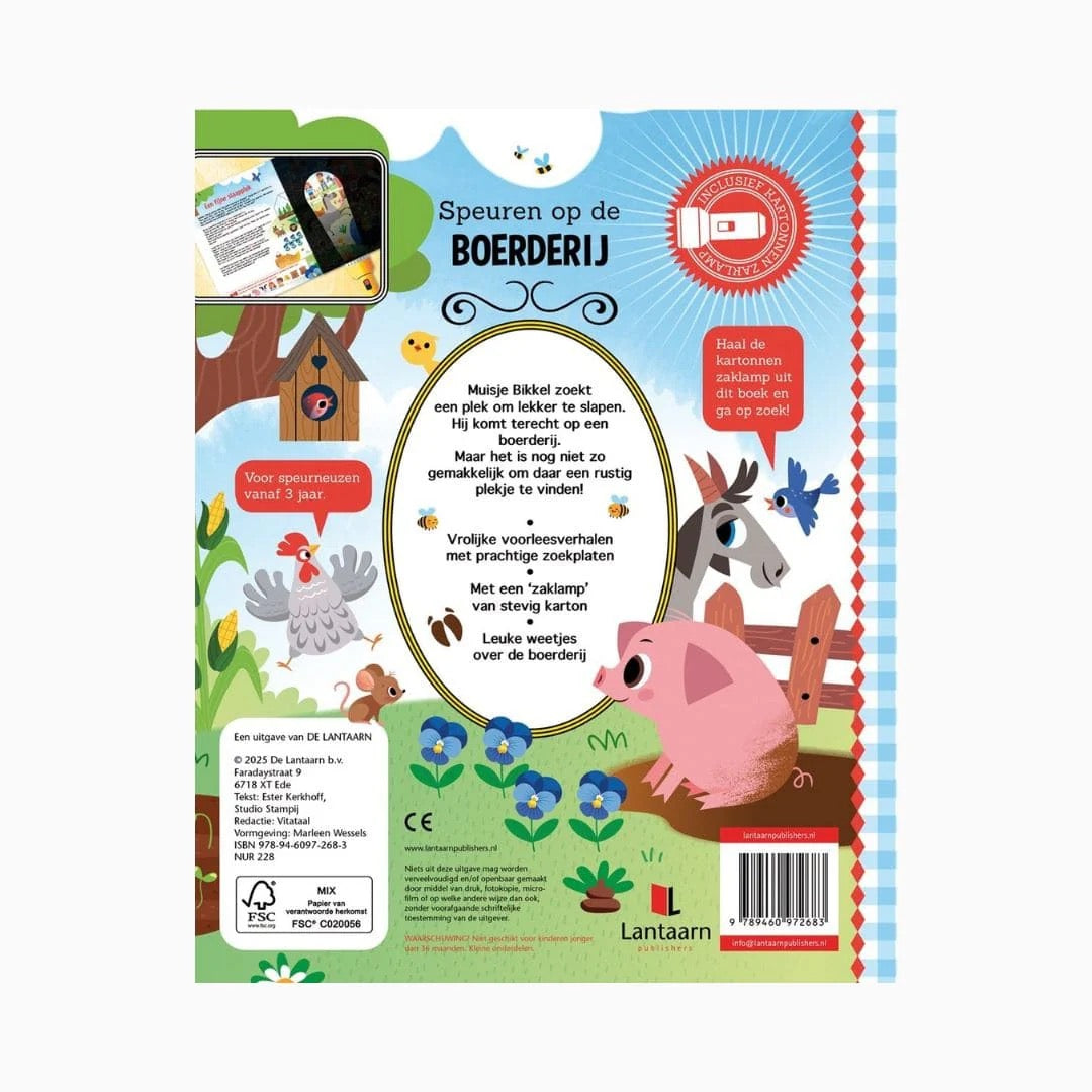 Speuren op de boederij, zaklampboek