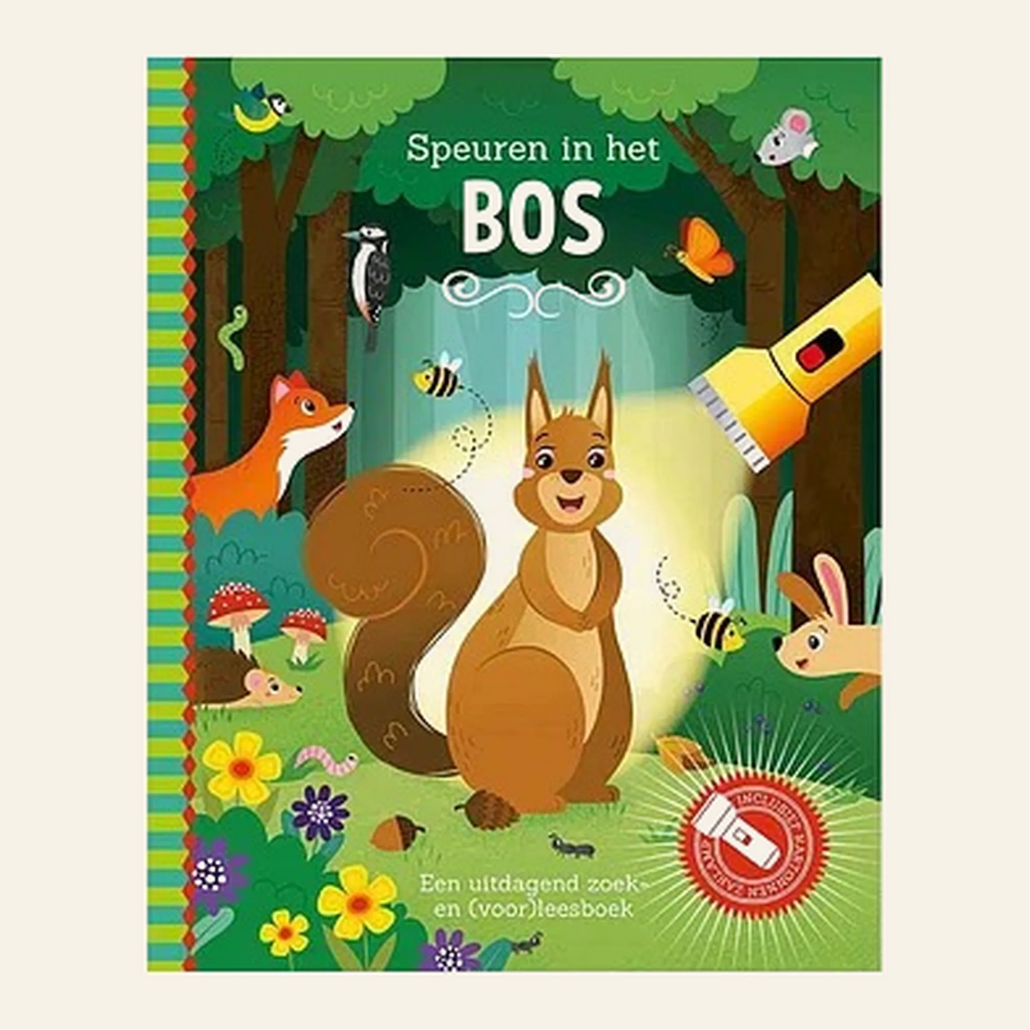 Zaklampboek Speuren in het bos