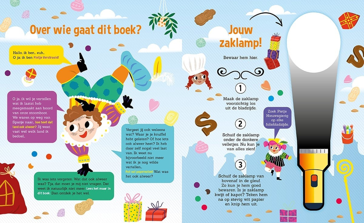 Sinterklaas boek, heerlijk avondje van sinterklaas