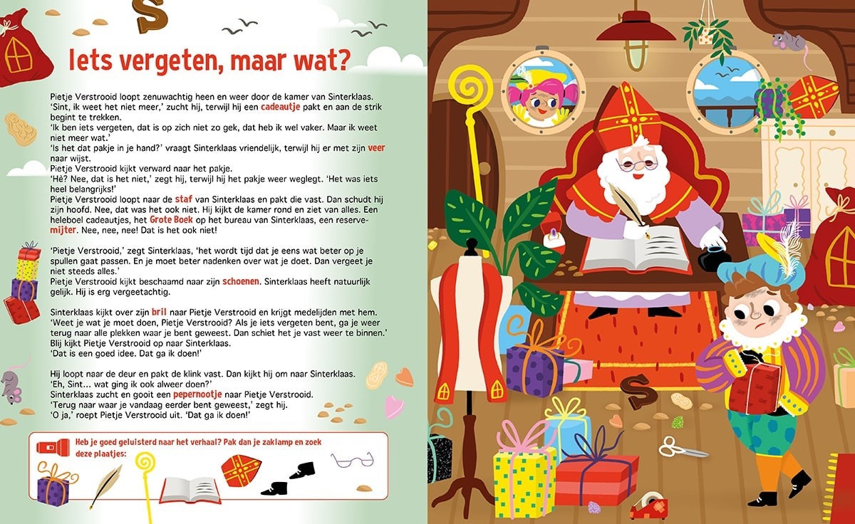 Sinterklaas boek, heerlijk avondje van sinterklaas