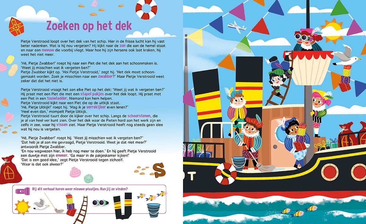 Sinterklaas boek, heerlijk avondje van sinterklaas