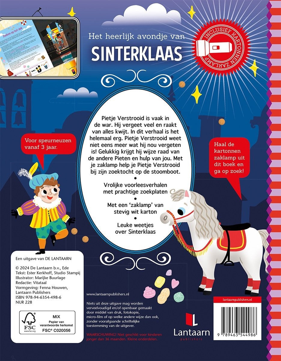 Sinterklaas boek, heerlijk avondje van sinterklaas