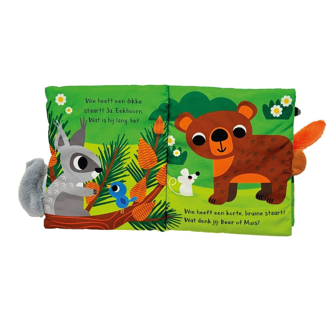 Van wie is deze staart? Bosdieren