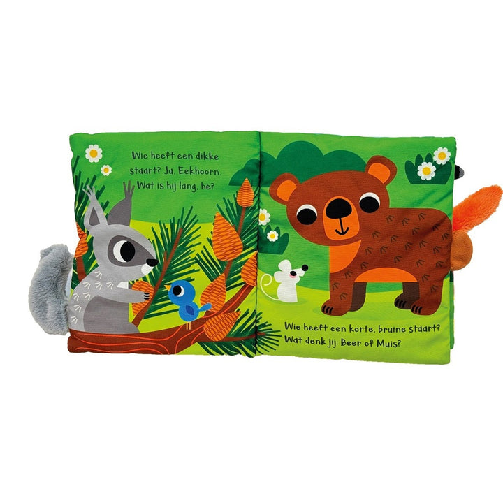 Van wie is deze staart? Bosdieren