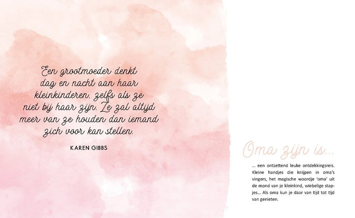 cadeau voor oma