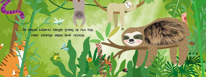 Boek jungledieren kijk en voel boek 