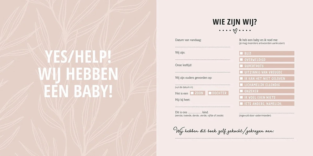 mijn eerste jaar boek 