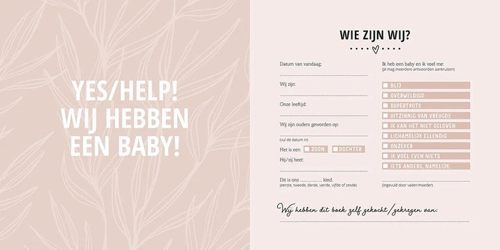 mijn eerste jaar boek 