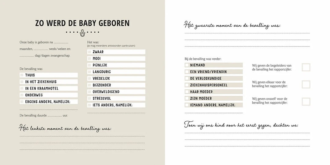 mijn eerste jaar boek 