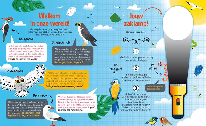 Speuren in de dierenwereld, zaklampboek