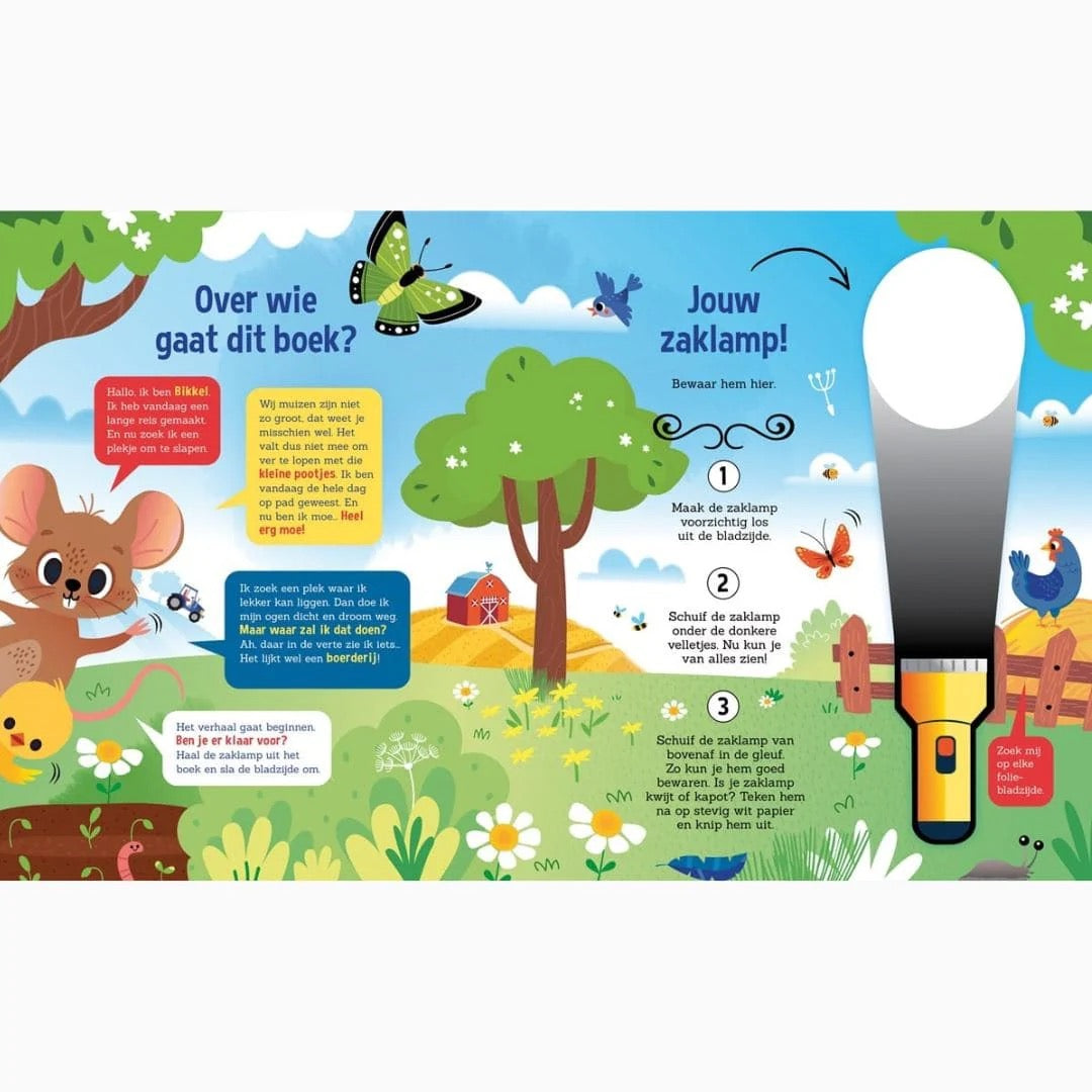 Speuren op de boederij, zaklampboek 