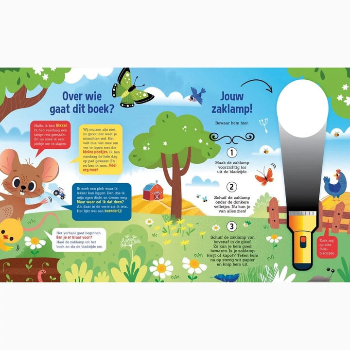 Speuren op de boederij, zaklampboek 