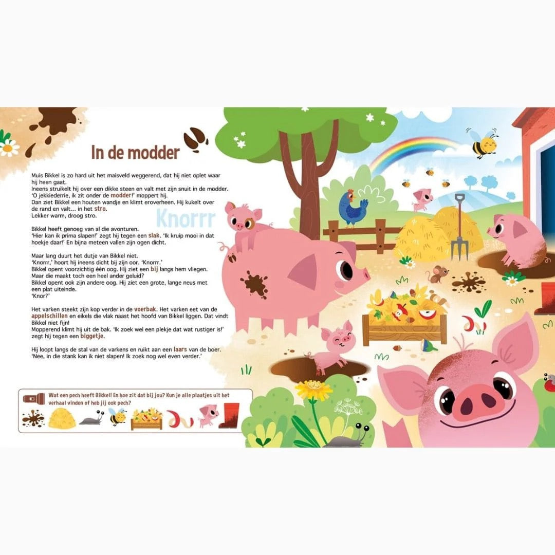 Speuren op de boederij, zaklampboek 