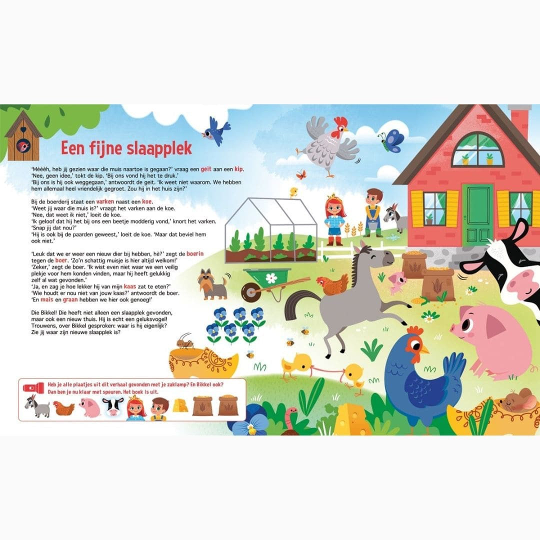 Speuren op de boederij, zaklampboek 