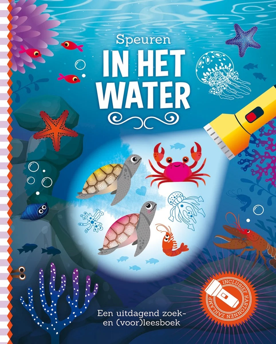 Speuren in het water zaklampboek 