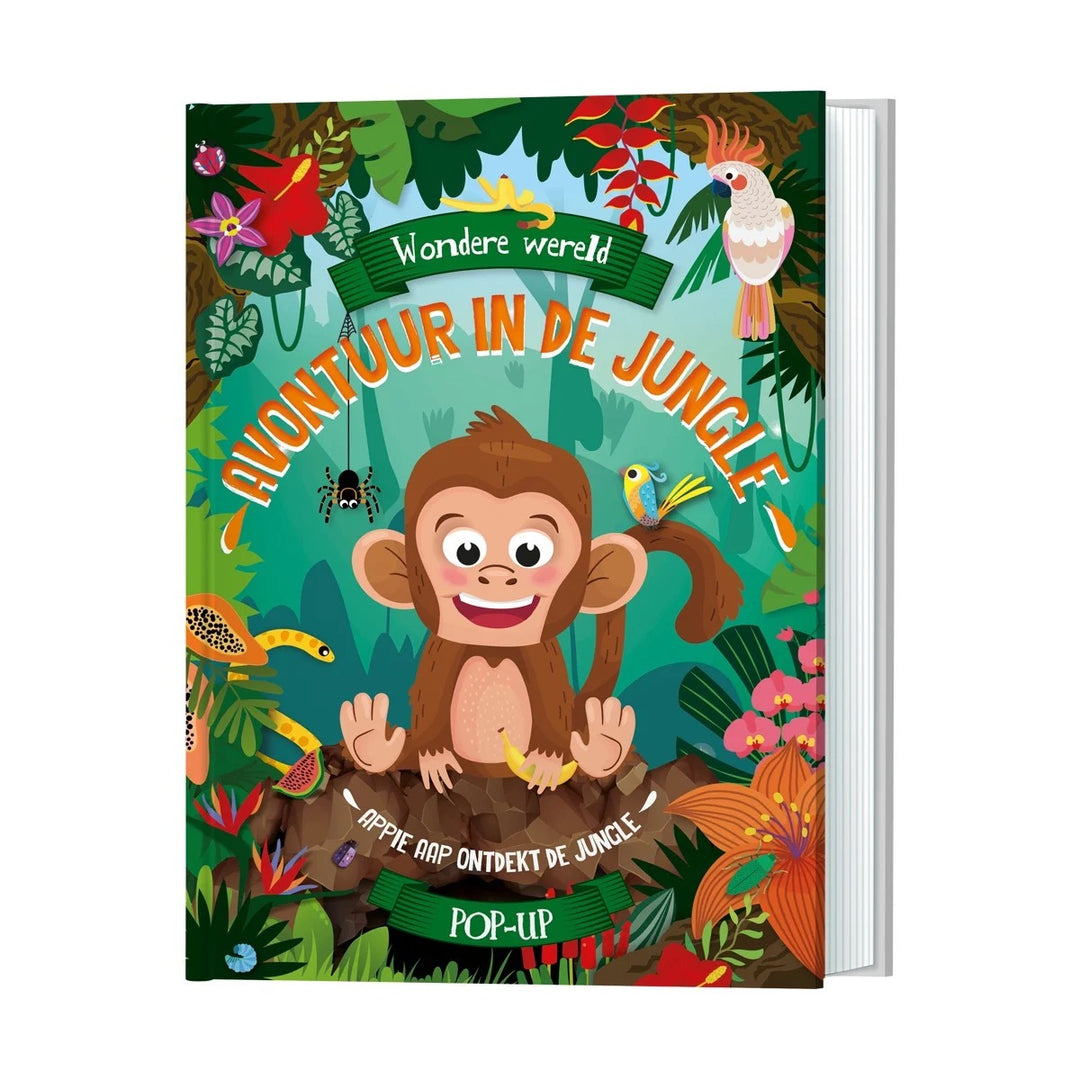 Pop up boek Avontuur in de jungle 