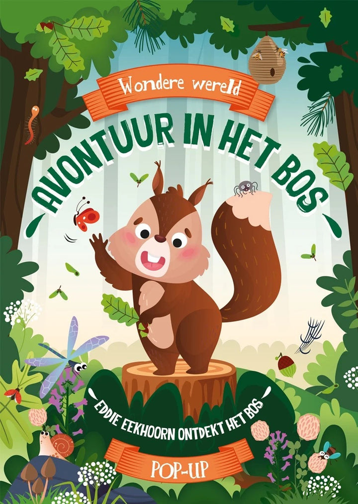 Pop up boek Avontuur in het bos 