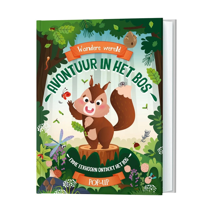 Pop up boek Avontuur in het bos 
