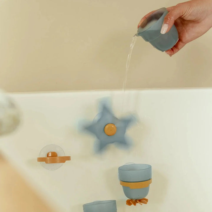 Little Dutch Badwand bekers - blauw - Essentials