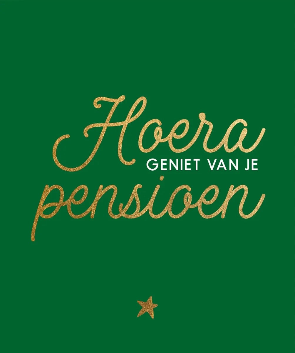 Boek voor pensioen 
