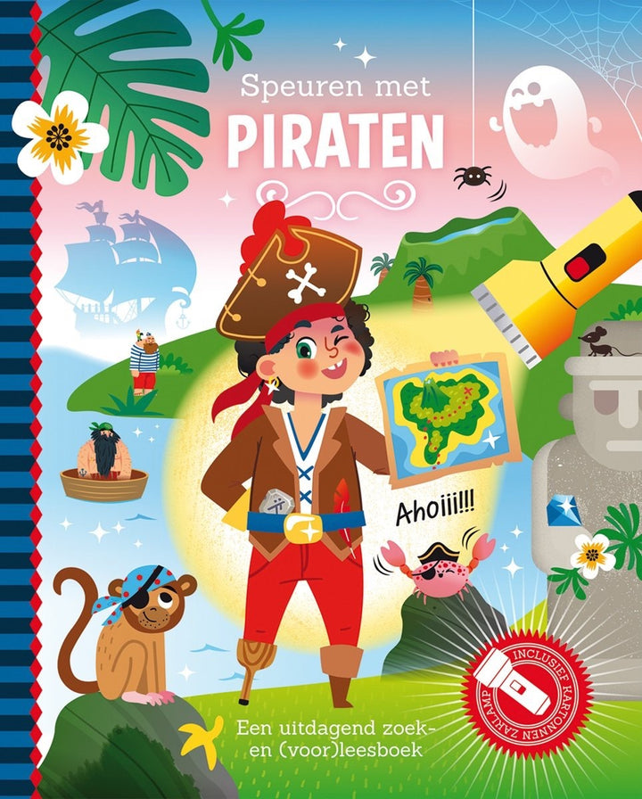 Speuren met piraten zaklampboek