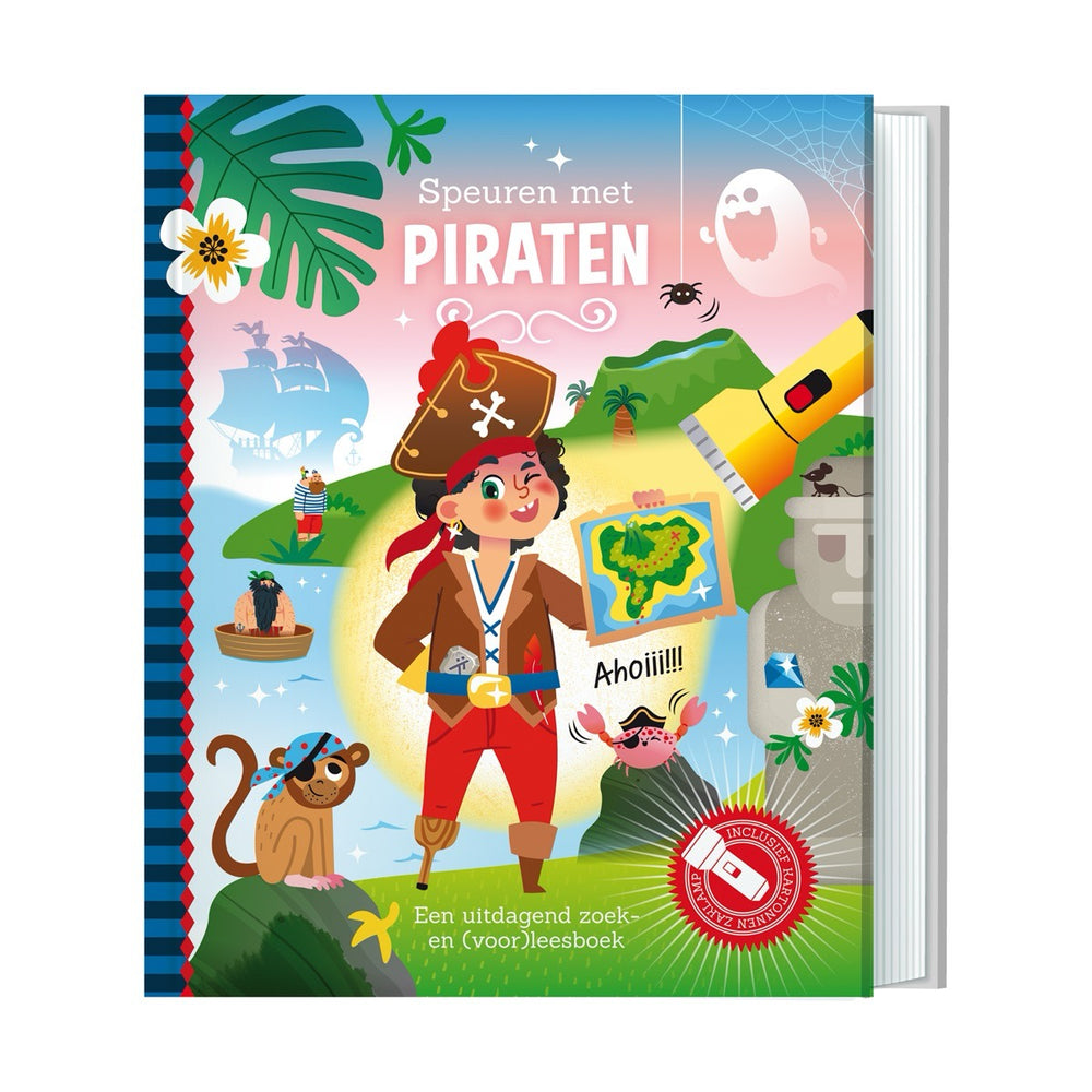 Speuren met piraten zaklampboek