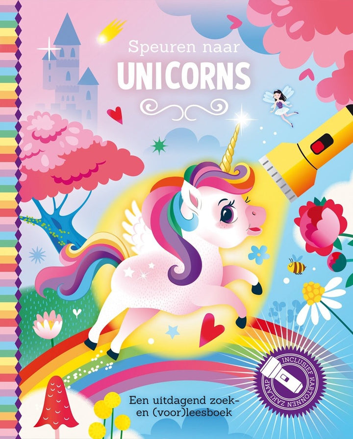 Speuren met unicorns zaklampboek