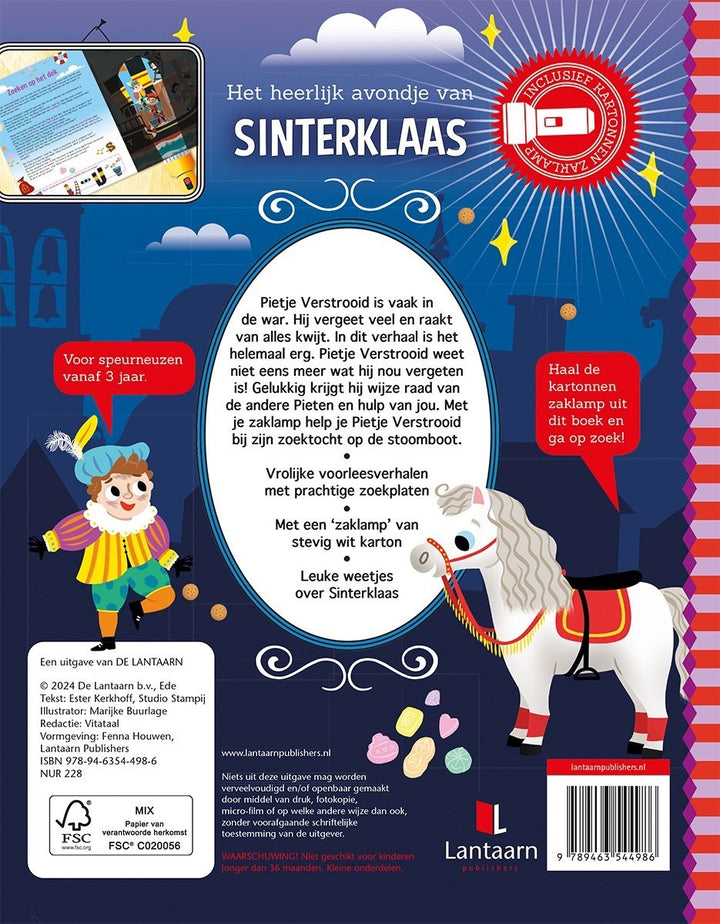 Sinterklaas boek, heerlijk avondje van sinterklaas 
