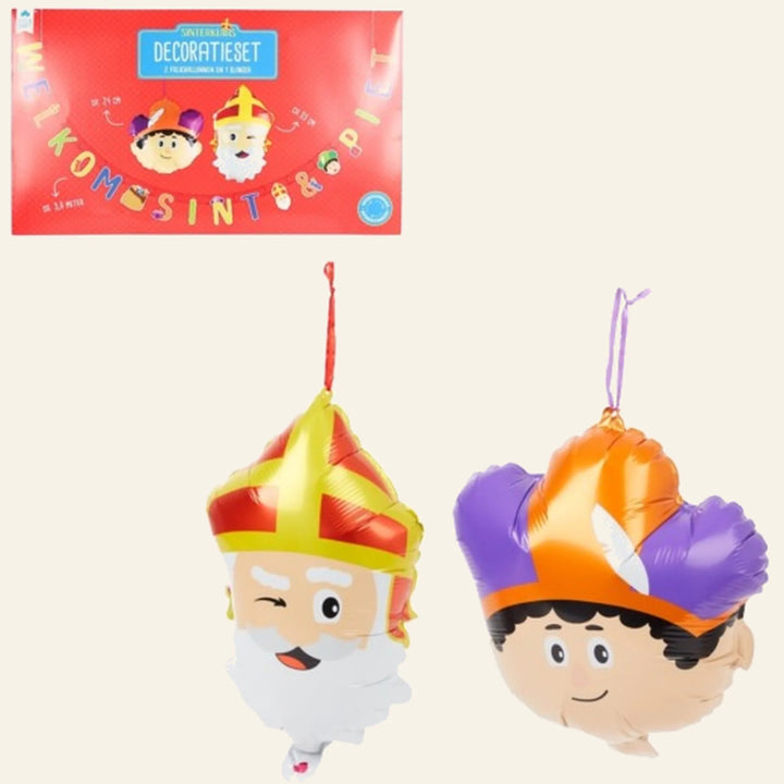 Sinterklaas decoratieset slinger 3,6 meter