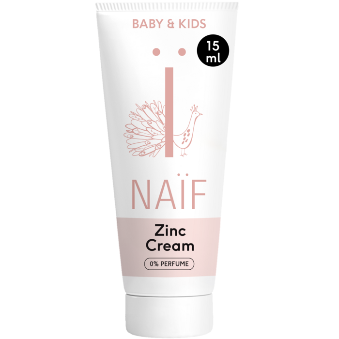 Naïf Zink Crème 0% parfum voor Baby & Kids 15ml